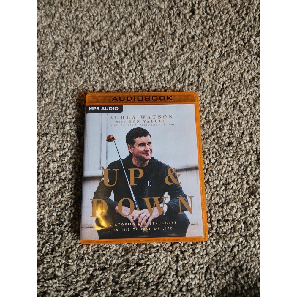 Up and Down Audiobook MP3 CD Bubba Watson Unabridged Brilliance Audio Golf...